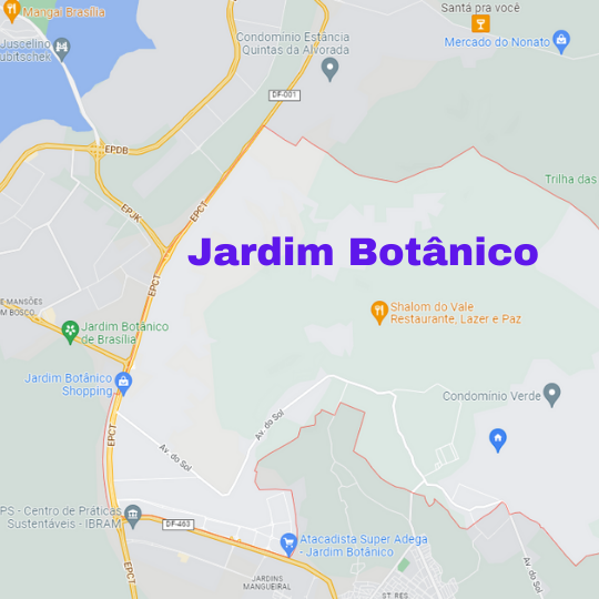 Mapa Jardim Botânico